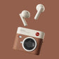 Retro Camera Kawaii Design Earphone / Powerbank