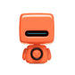 Portable Wireless Selfie Remote Control Mini Robot Speaker Robot Bluetooth Speaker
