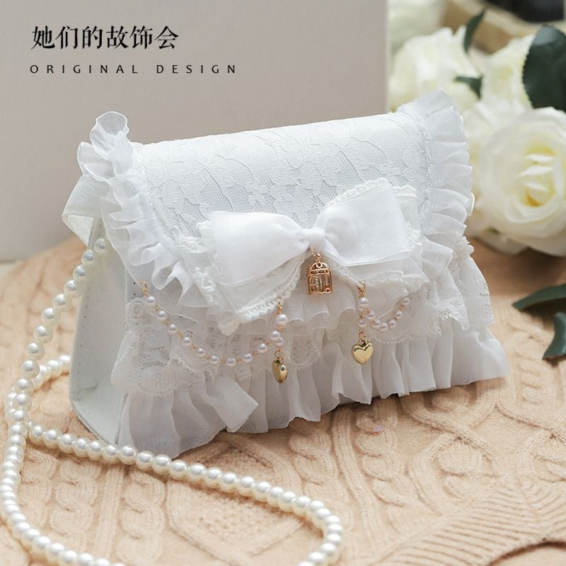 Vintage Lolita Elegant Bag | Kawaii 2 Way Style