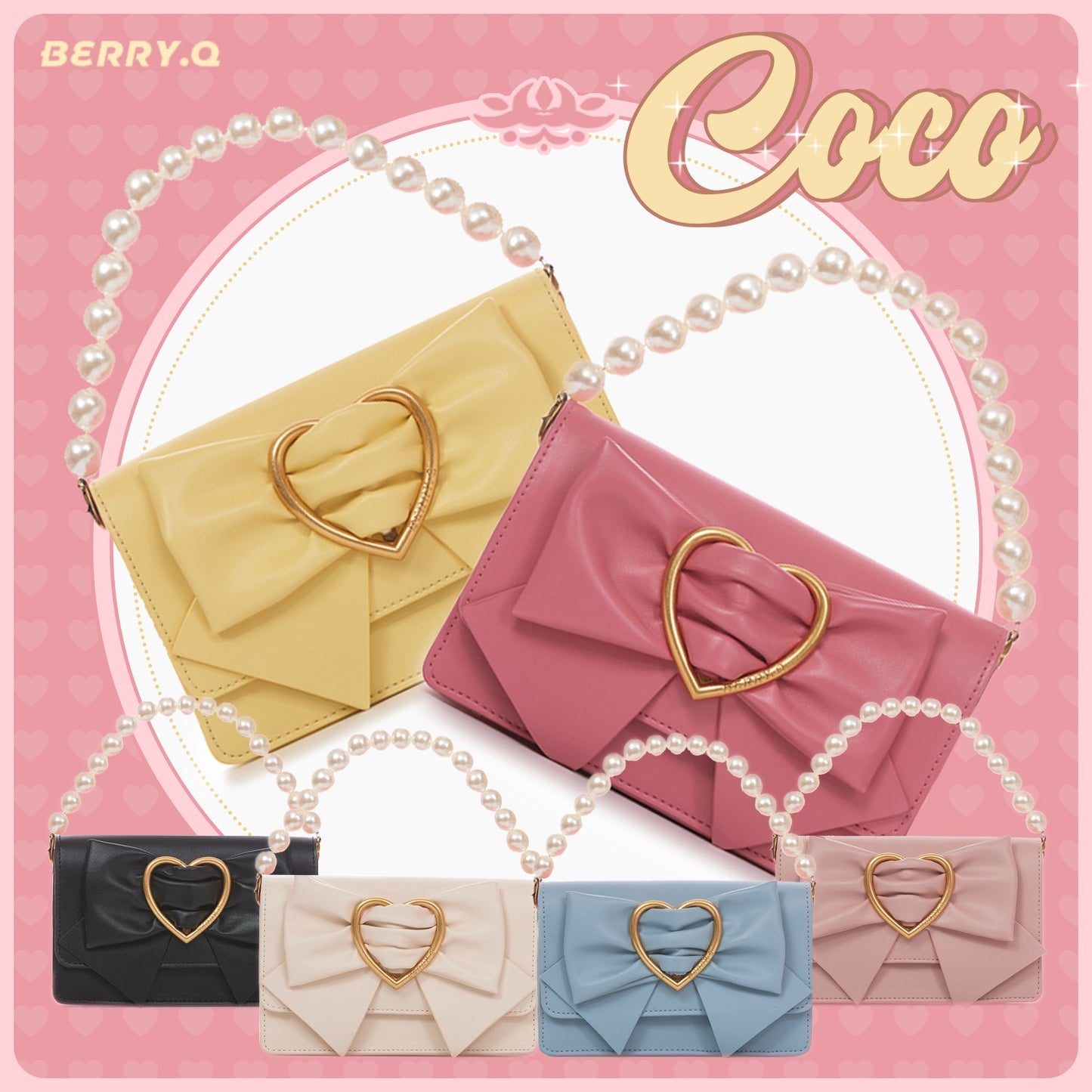 BerryQ Bag Ribbon Crossbody Bag