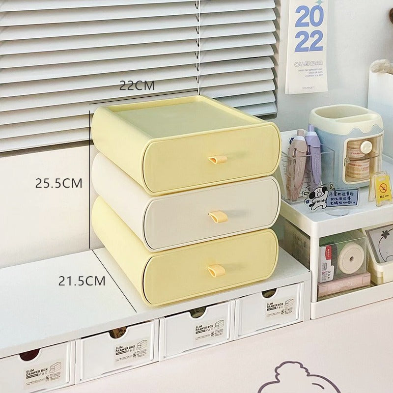 Soft Colours Cute Desk Storage Drawer | Room Decor
