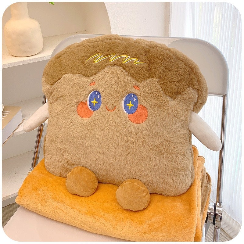 Cutie Toast Plush Pillow