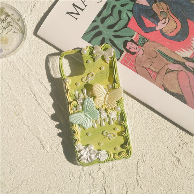 Handmade Decoden Vintage Phone Case