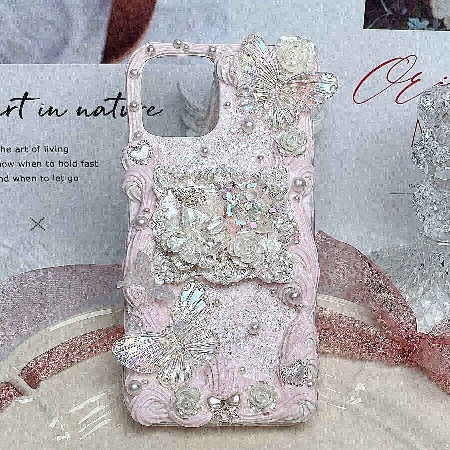 Handmade Decoden Kawaii Phone Case | Lolita Series