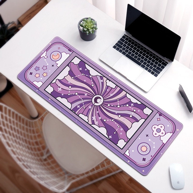 Cute Galaxy Series Desk Mat | Best Gaming Desk Decor
