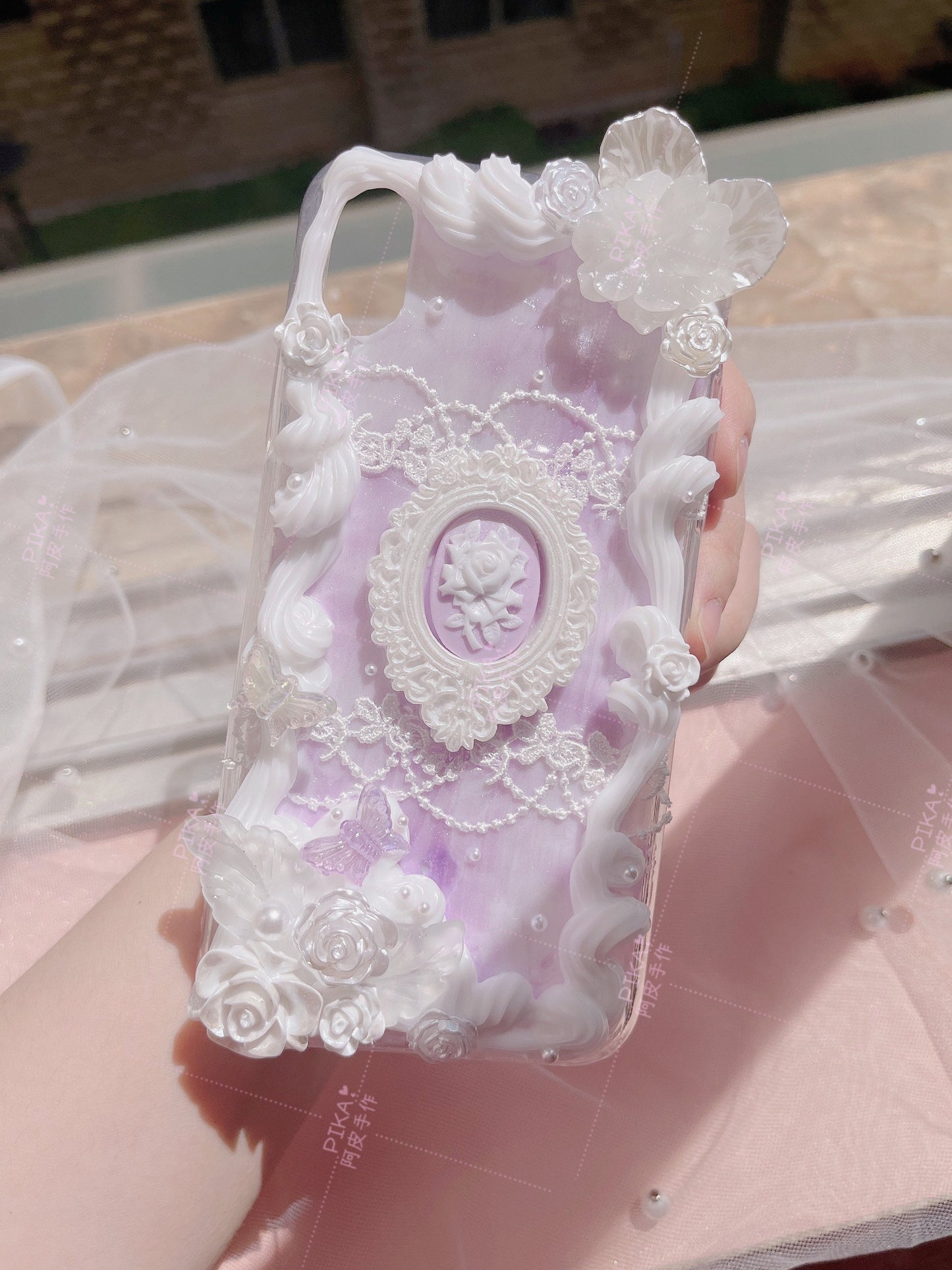 Handmade Decoden Kawaii Phone Case | Lolita Series