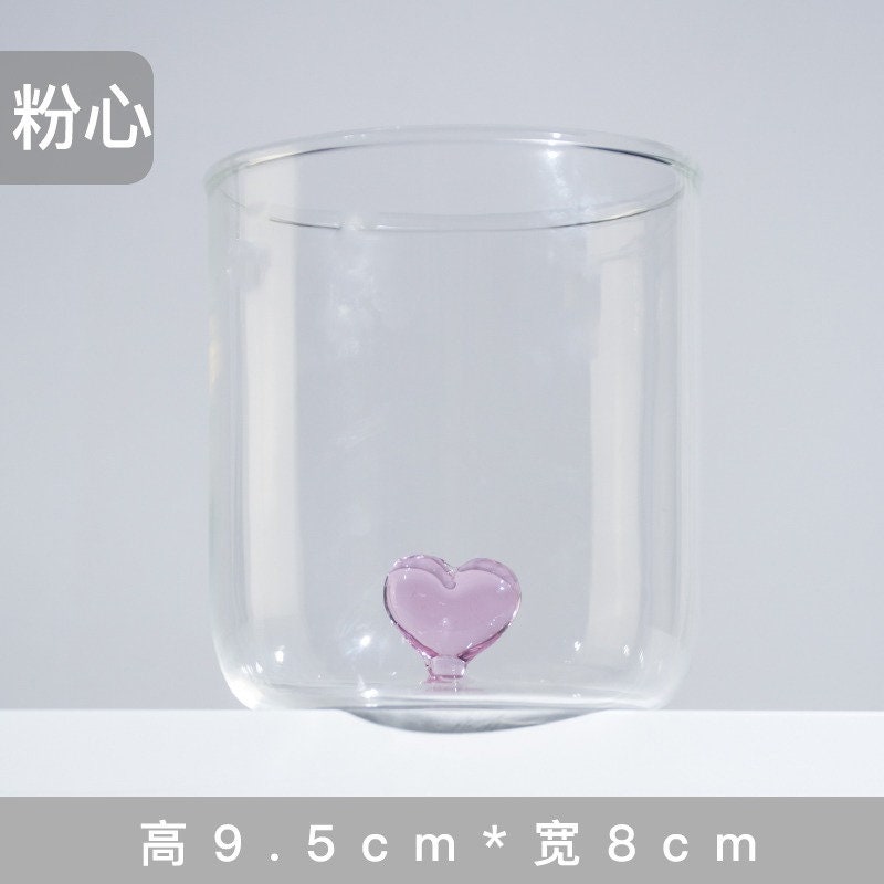 Aesthetic Collection Home Use Clear Glass Mugs