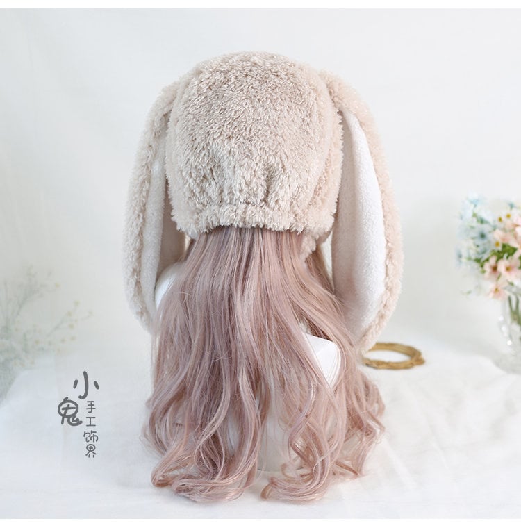 Adorable Handmade Furry Bunny Hat | Trending