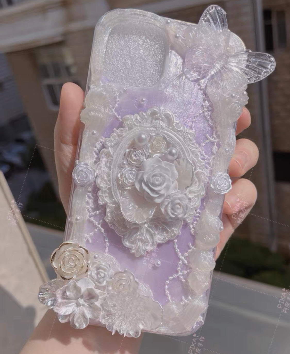 Handmade Decoden Kawaii Phone Case | Ribbon Series